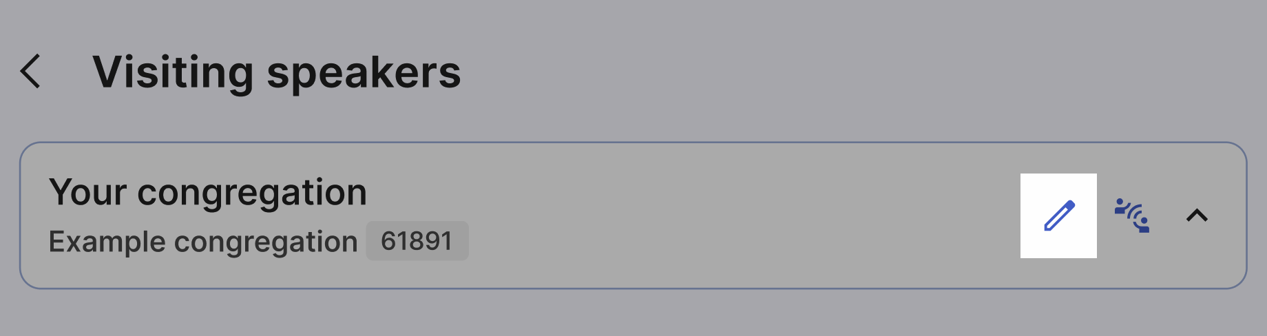 Editing my visiting speakers